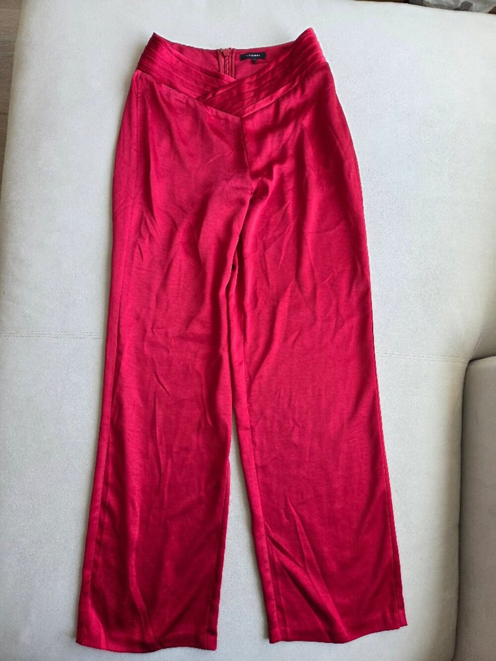 JLUXLABEL Red True Affection Satin Trouser - NWOT - Size S - Picture 5 of 9